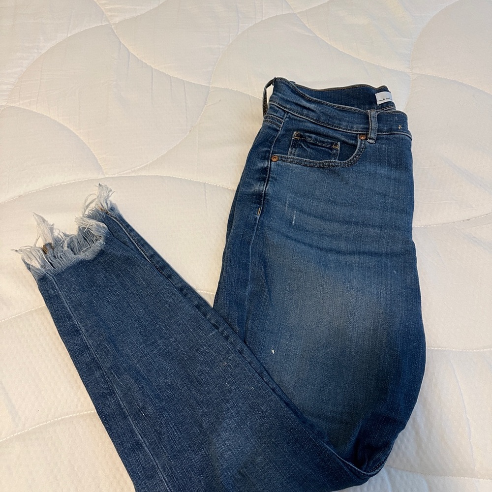 LOFT Blue Skinny Jeans with Sleek Fit